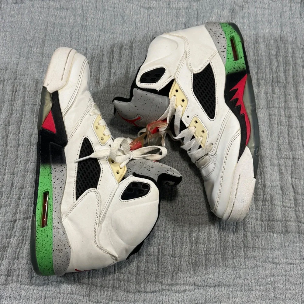 Nike Air Jordan 5 Retro Pro Stars Poison‎ Green 2001 - Size 8 - 136027 103
